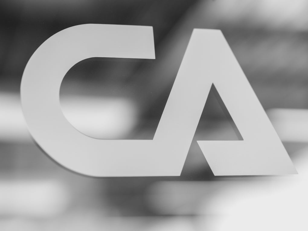 CA 8 inch Decal (White)