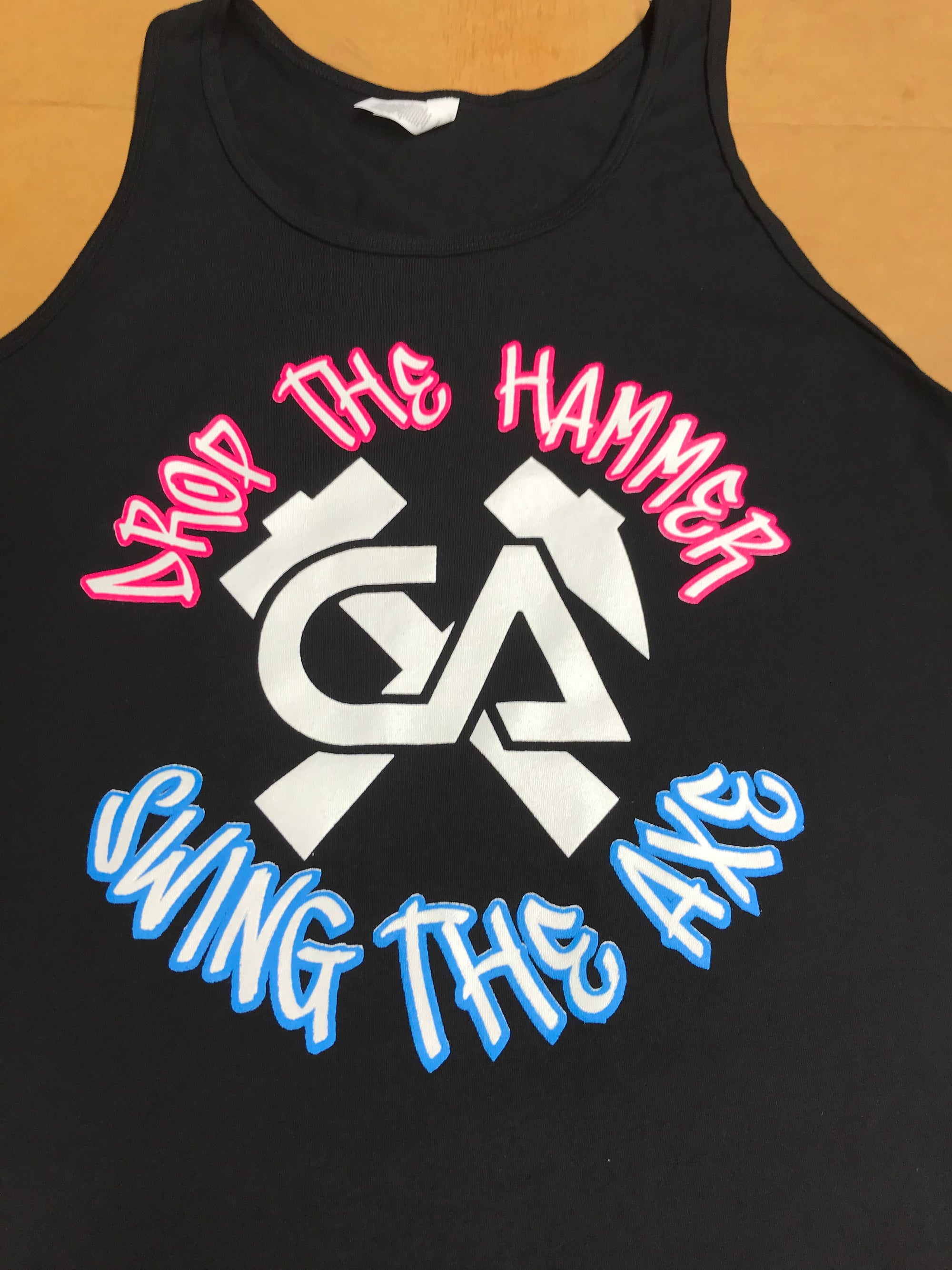 Drop Hammer Tank Pink/Blue