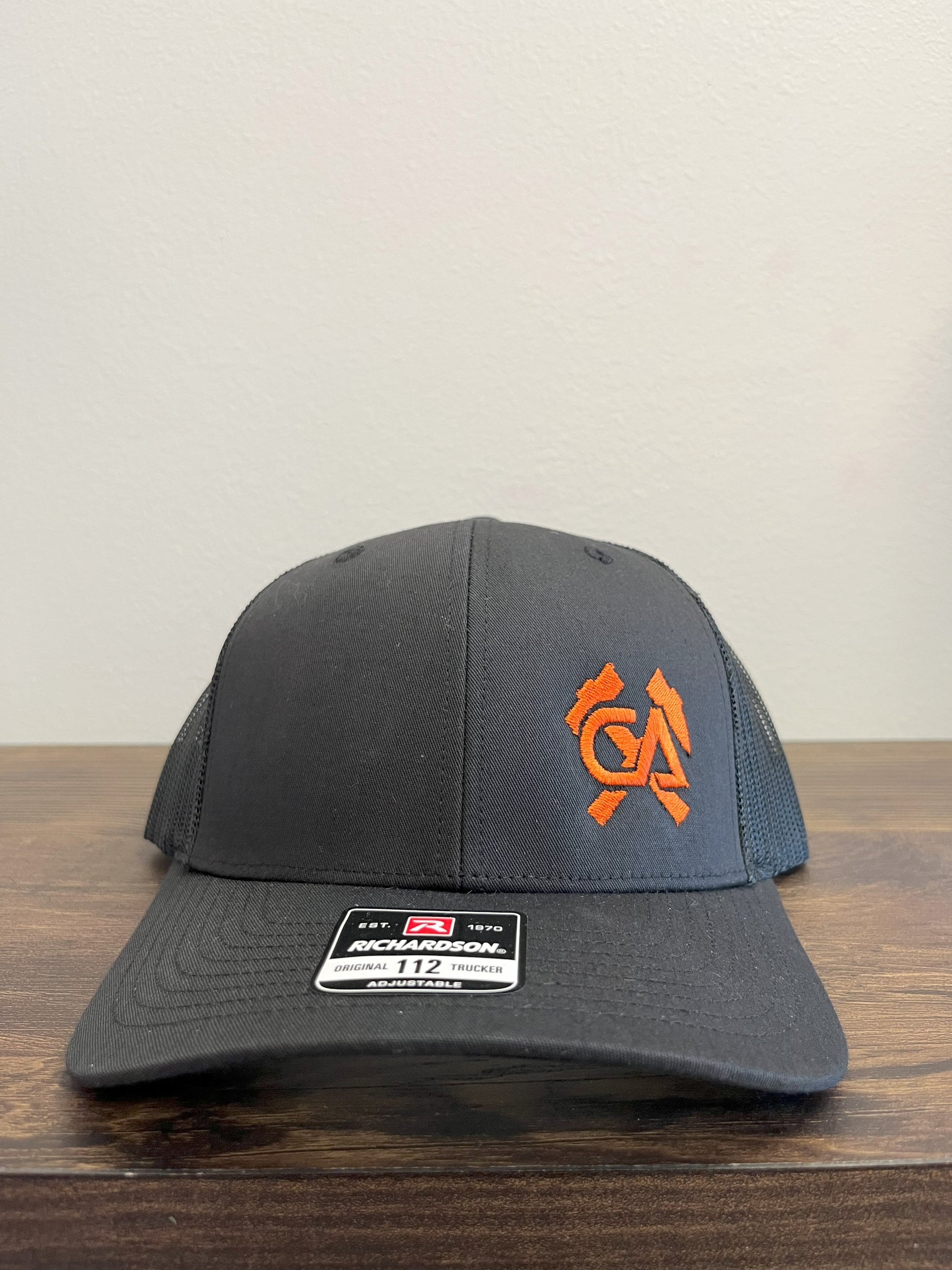 Hammer & Axe Orange Snap Back