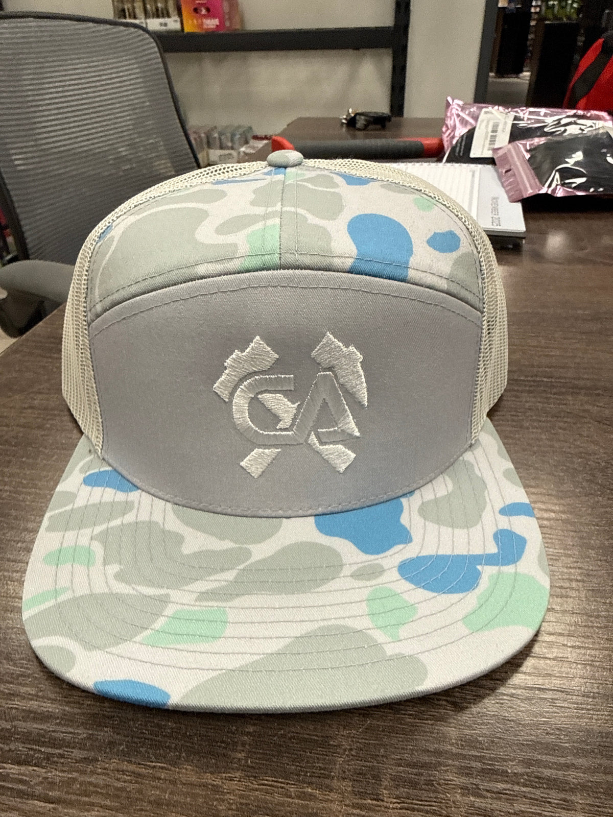 CA Hammer & Axe Logo Winter 2025 CAMO